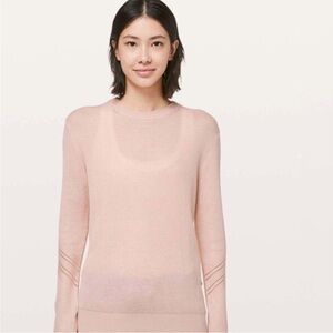Lululemon pink sweater 8